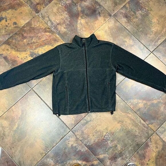 Columbia Steen Mountain Gray Full Zip Fleece Jacket Medium - Picture 3 of 13